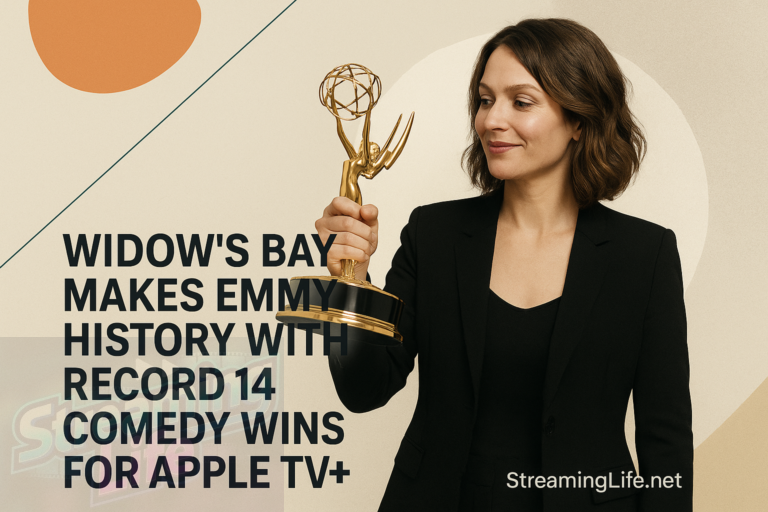 Widow’s Bay Makes Emmy History With Record 14 Comedy Wins for Apple TV+