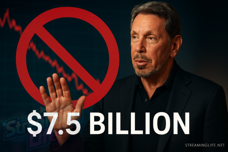 Larry Ellison Cancels Planned $7.5 Billion Oracle Stock Sale