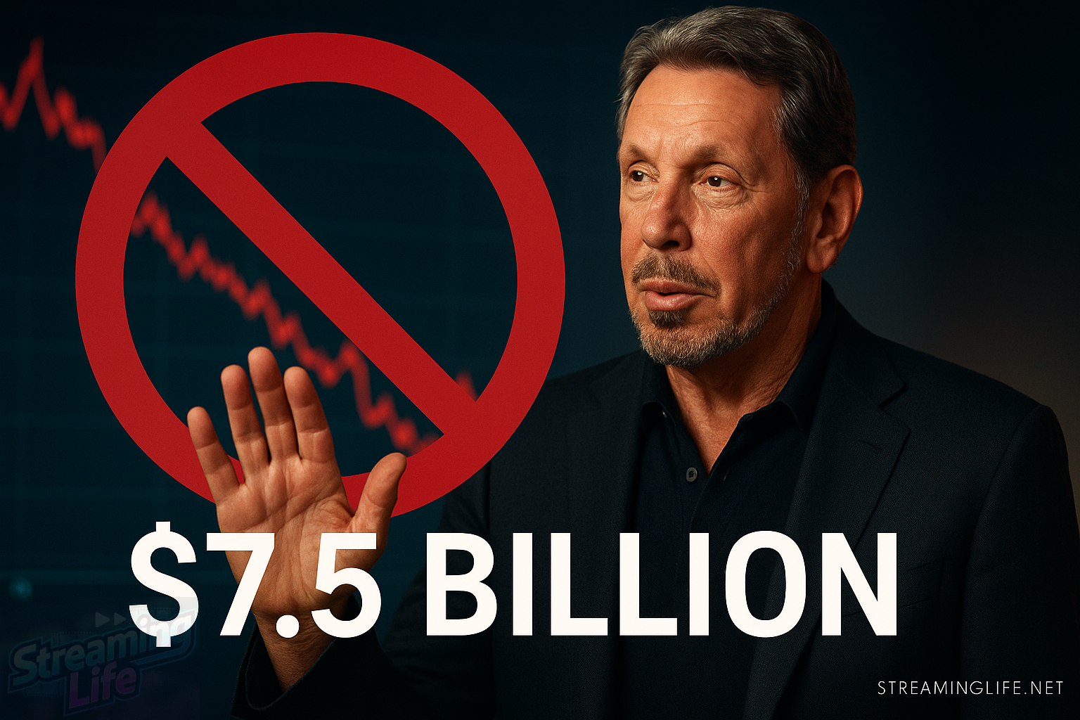 Larry Ellison Cancels Planned $7.5 Billion Oracle Stock Sale
