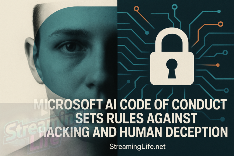 Microsoft AI Code of Conduct Sets Rules Against Hacking and Human Deception