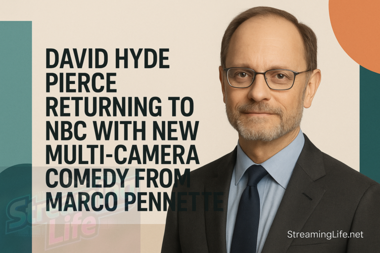 David Hyde Pierce Returning to NBC With New Multi-Camera Comedy From Marco Pennette