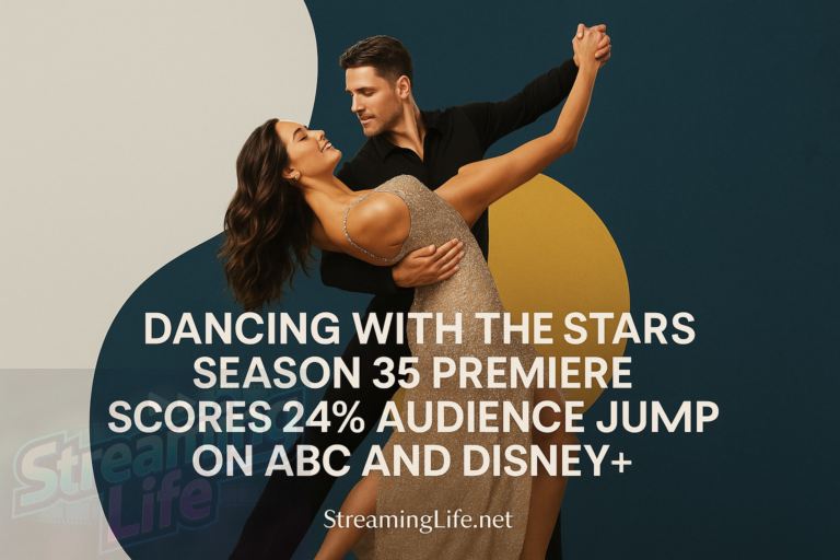 Dancing With the Stars Season 35 Premiere Scores 24% Audience Jump on ABC and Disney+