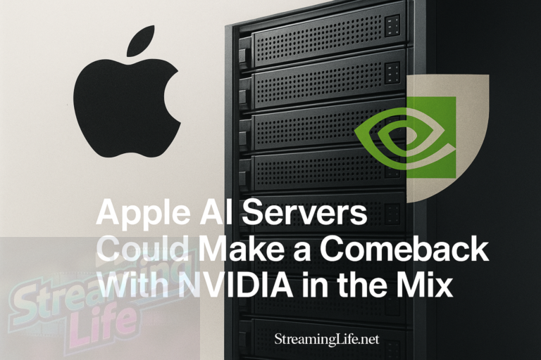 Apple AI Servers Could Make a Comeback With Nvidia in the Mix