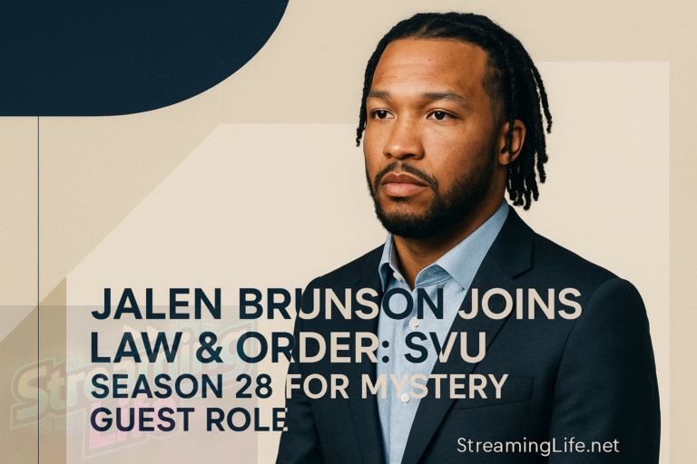 Jalen Brunson Joins Law & Order: SVU Season 28 for Mystery Guest Role