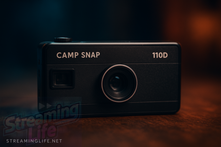 Camp Snap 110D Revives the Slim 110 Film Camera as a Screen-Free Digital Shooter