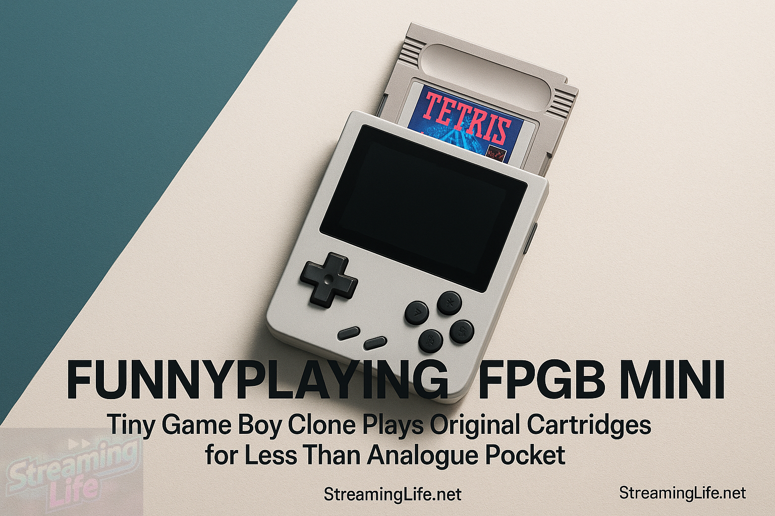 FunnyPlaying FPGB Mini: Tiny Game Boy Clone Plays Original Cartridges for Less Than Analogue Pocket