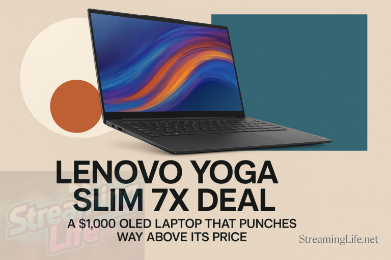 Lenovo Yoga Slim 7X Deal: A $1,000 OLED Laptop That Punches Way Above Its Price