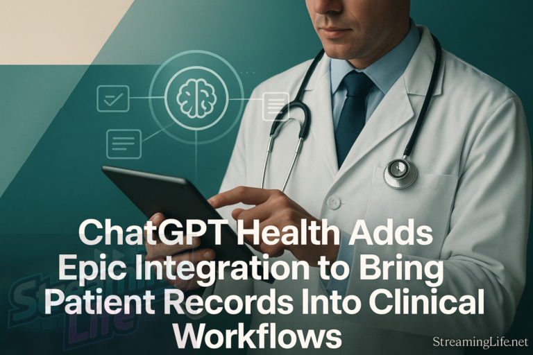 ChatGPT Health Adds Epic Integration to Bring Patient Records Into Clinical Workflows