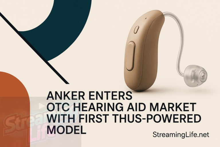 Anker Enters OTC Hearing Aid Market With First Thus-Powered Model