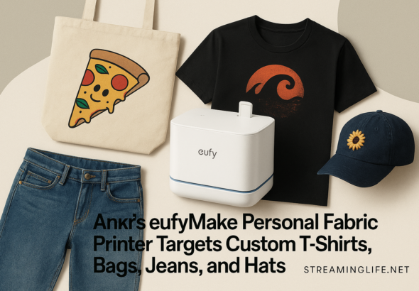 Anker’s eufyMake Personal Fabric Printer Targets Custom T-Shirts, Bags, Jeans, and Hats
