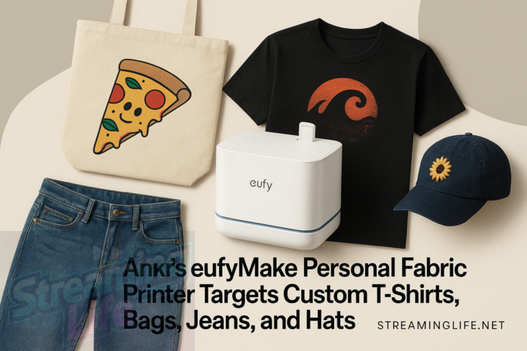 Anker’s eufyMake Personal Fabric Printer Targets Custom T-Shirts, Bags, Jeans, and Hats