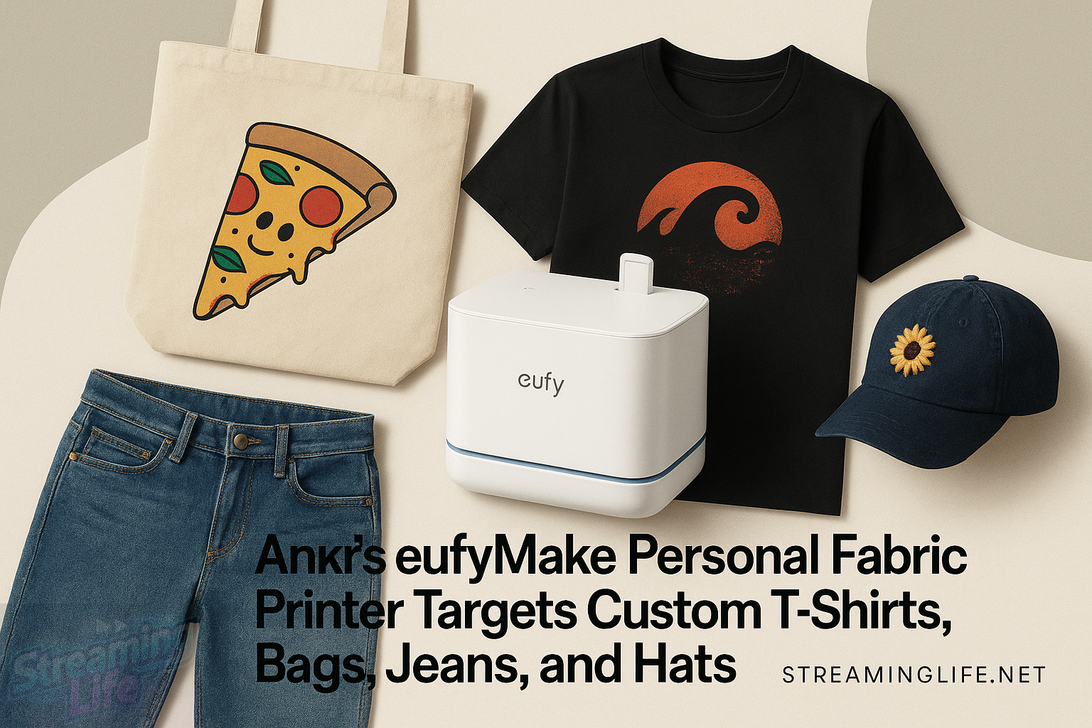 Anker’s eufyMake Personal Fabric Printer Targets Custom T-Shirts, Bags, Jeans, and Hats