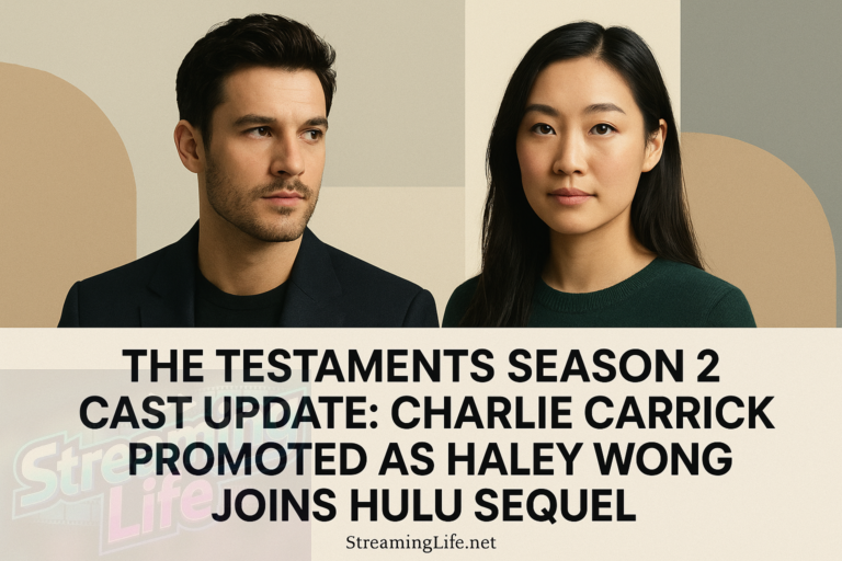 The Testaments Season 2 Cast Update: Charlie Carrick Promoted as Haley Wong Joins Hulu Sequel