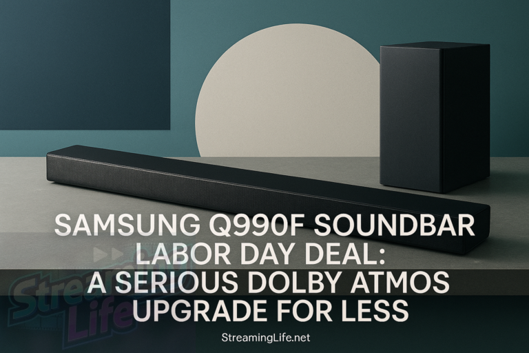 Samsung Q990F Soundbar Labor Day Deal: A Serious Dolby Atmos Upgrade for Less