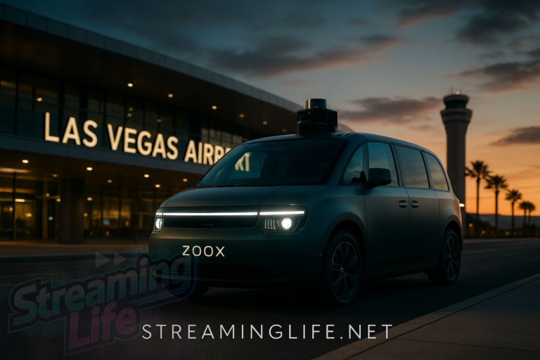 Amazon’s Zoox Brings Robotaxi Service to Las Vegas Airport