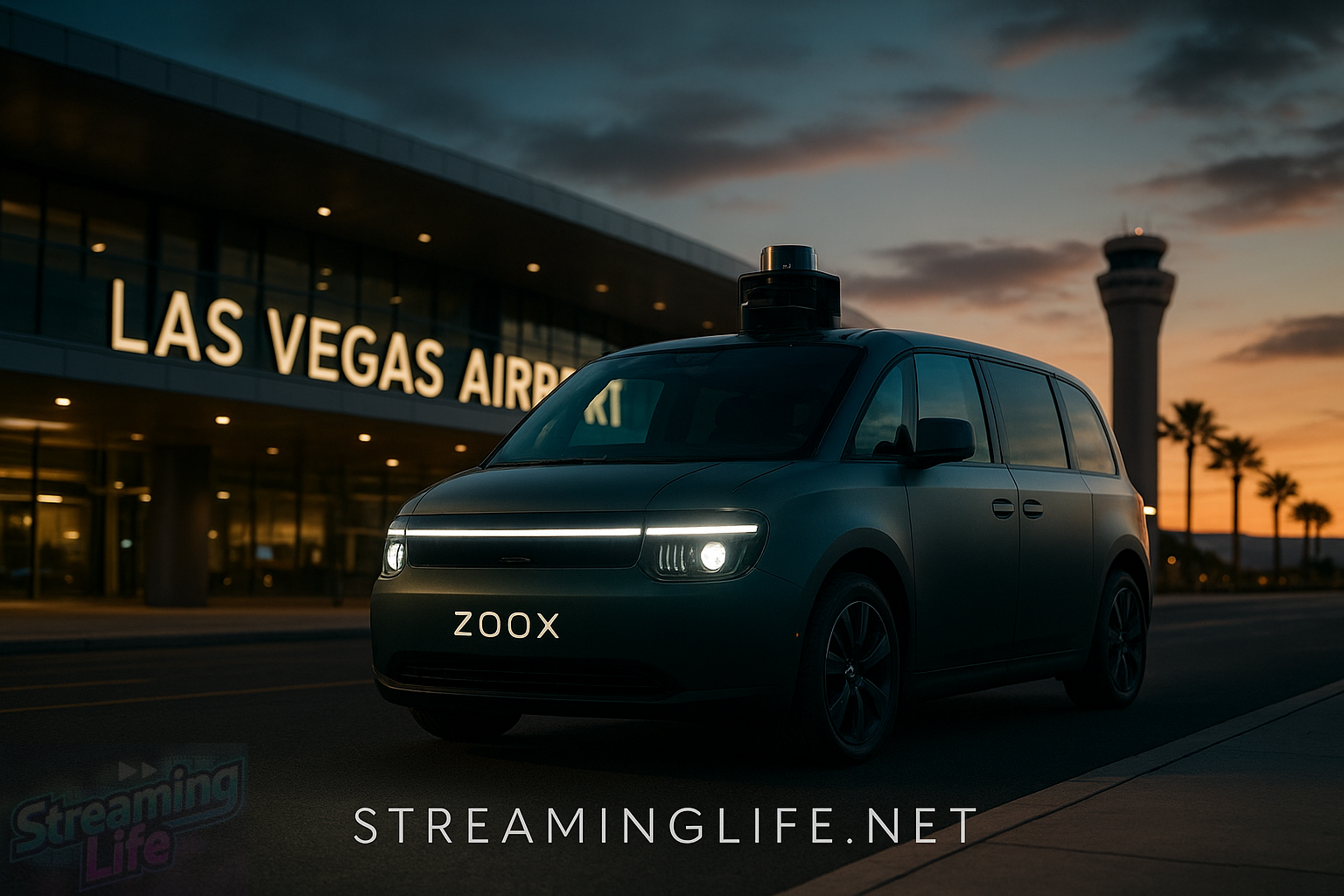 Amazon’s Zoox Brings Robotaxi Service to Las Vegas Airport