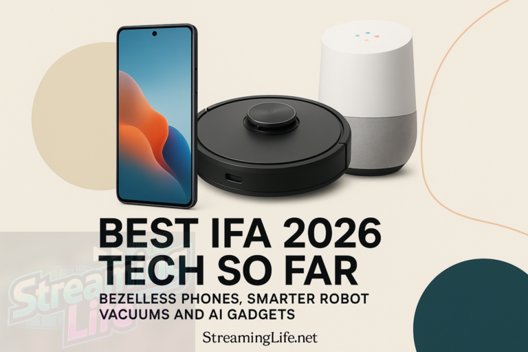 Best IFA 2026 Tech So Far: Bezelless Phones, Smarter Robot Vacuums and AI Gadgets