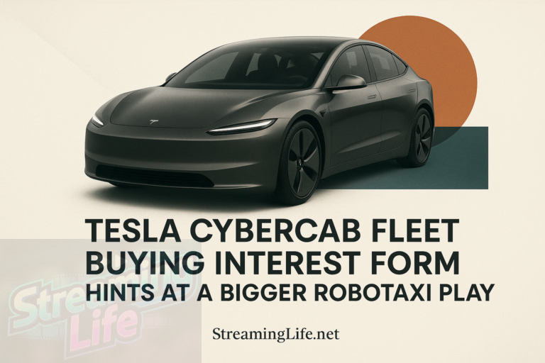 Tesla Cybercab Fleet Buying Interest Form Hints at a Bigger Robotaxi Play