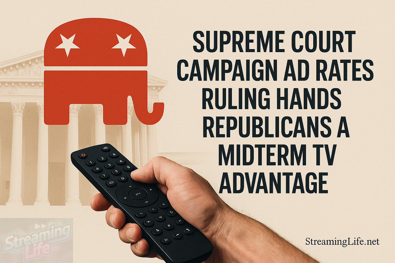 Supreme Court Campaign Ad Rates Ruling Hands Republicans a Midterm TV Advantage