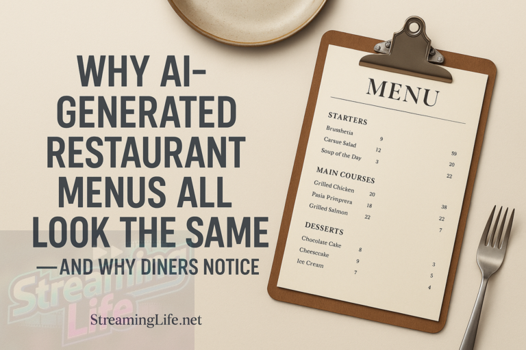 Why AI-Generated Restaurant Menus All Look the Same—and Why Diners Notice