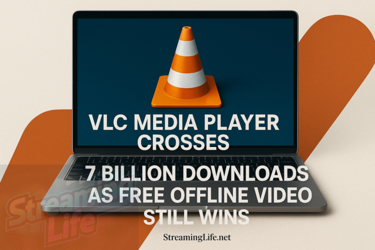 VLC Media Player Crosses 7 Billion Downloads as Free Offline Video Still Wins