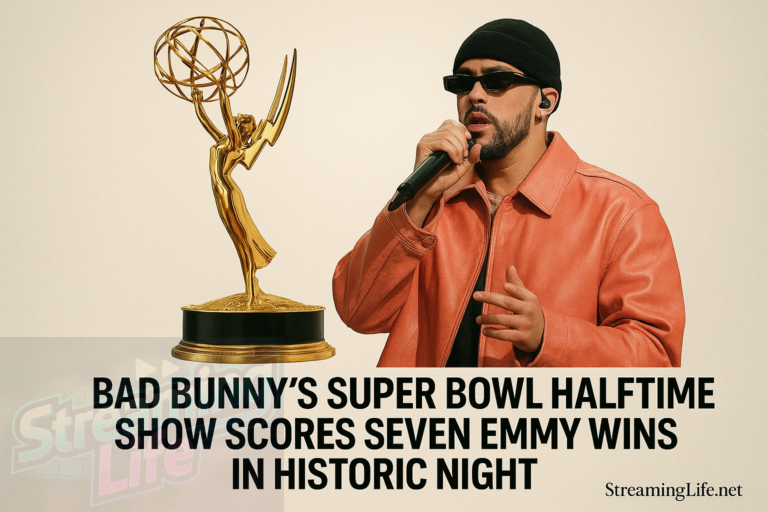 Bad Bunny’s Super Bowl Halftime Show Scores Seven Emmy Wins in Historic Night