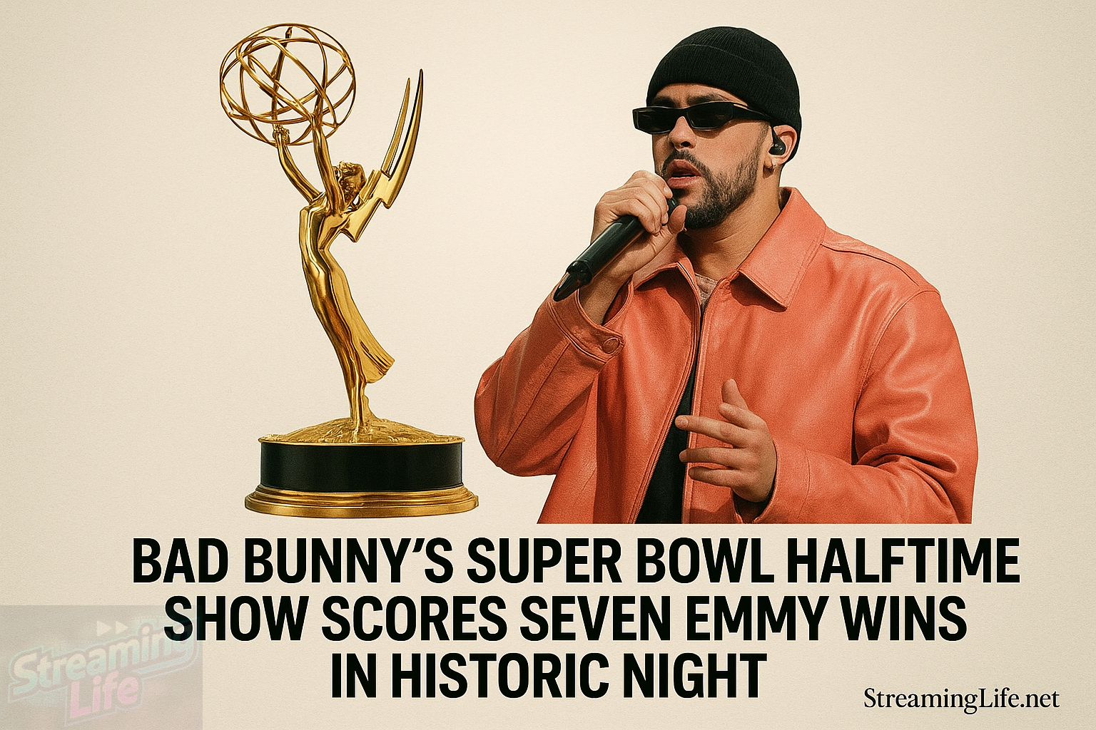 Bad Bunny’s Super Bowl Halftime Show Scores Seven Emmy Wins in Historic Night