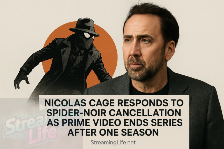 Nicolas Cage Responds to Spider-Noir Cancellation as Prime Video Ends Series After One Season