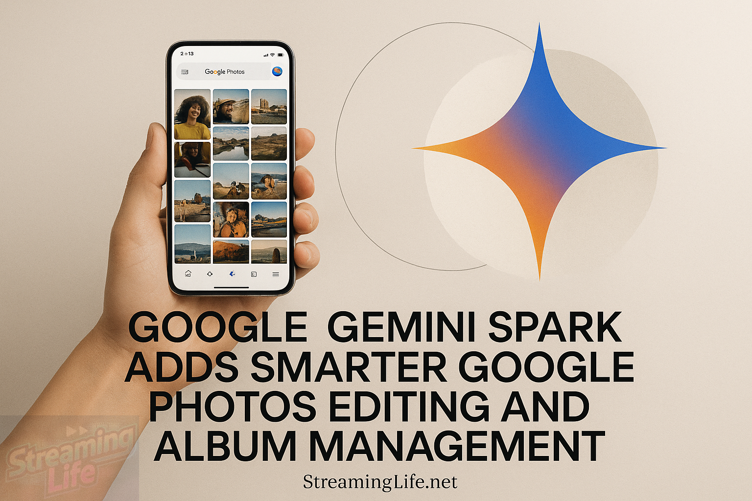 Google Gemini Spark Adds Smarter Google Photos Editing and Album Management