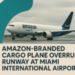 Amazon-Branded Cargo Plane Overruns Runway at Miami International Airport