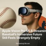 Apple Vision Pro MLB Streaming: Baseball’s Immersive Future Still Feels Strangely Empty