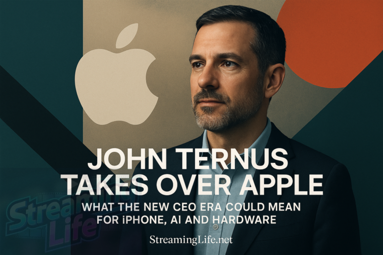 John Ternus Takes Over Apple: What the New CEO Era Could Mean for iPhone, AI and Hardware